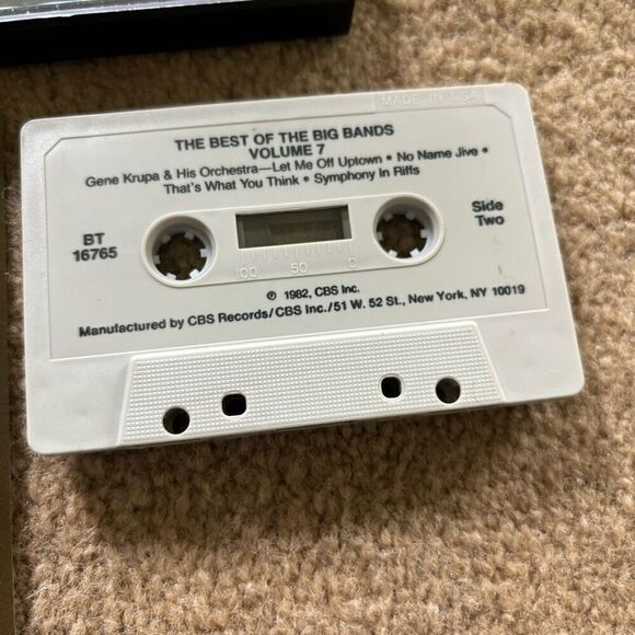 The Best Of The Big Bands Volume 7 Woody Herman BT 16764 Cassette Tape - Picture 3 of 8